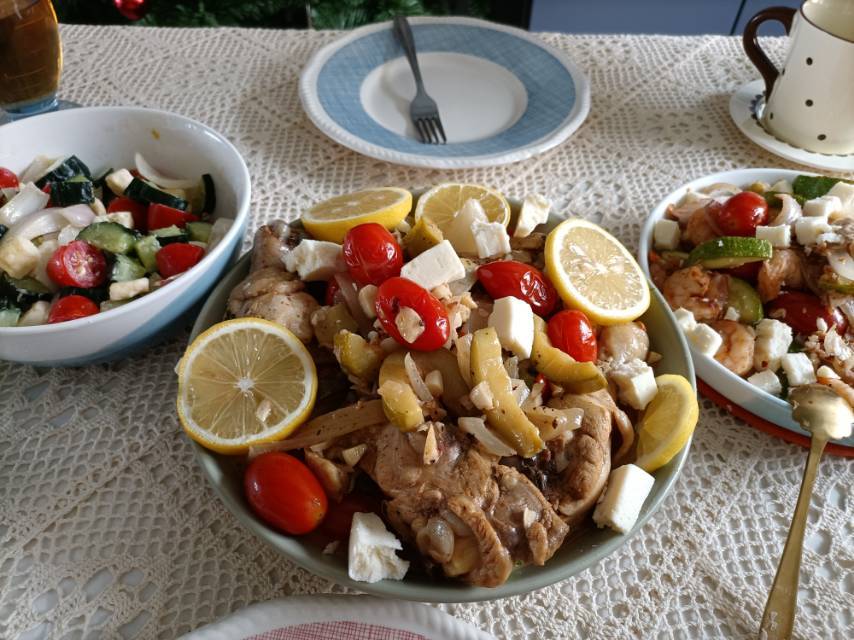 希腊风味烩鸡（Greek Chicken）