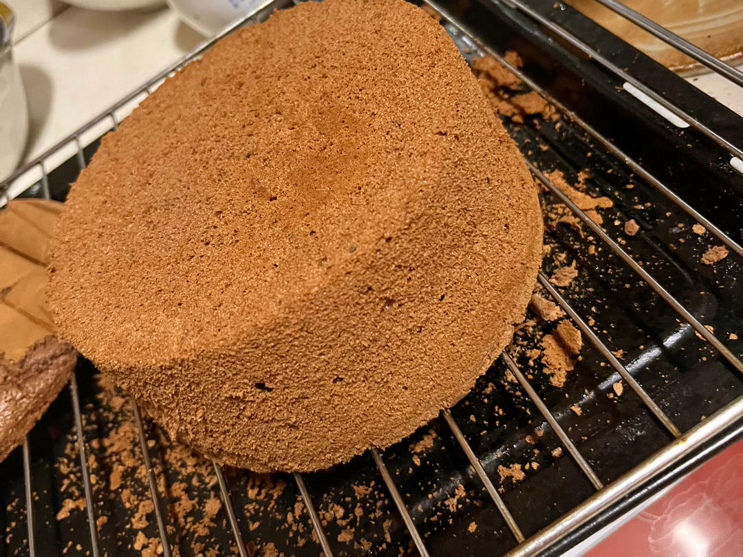 巧克力戚风蛋糕6寸(基础易成功版)