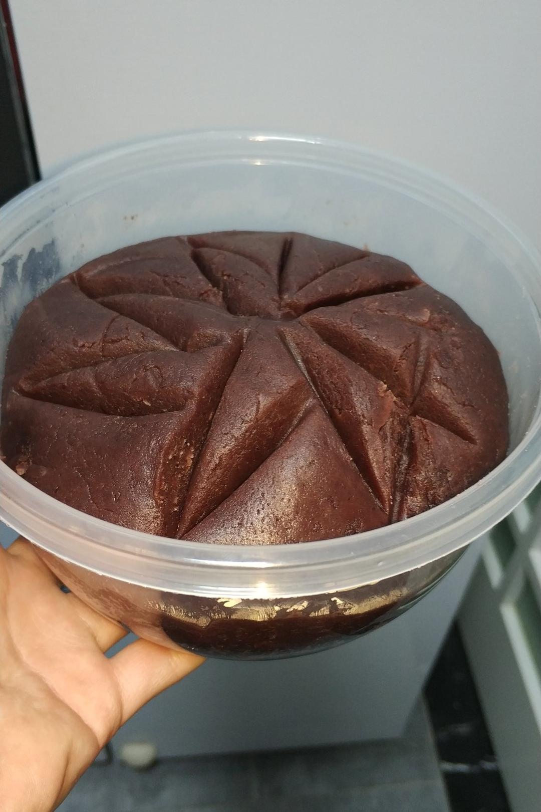 超细腻蛋黄酥豆沙馅