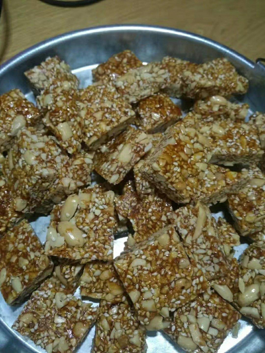 花生芝麻糖无油版