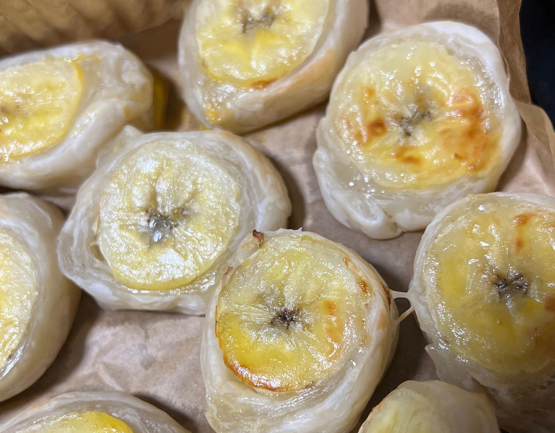 简易手抓饼香蕉卷