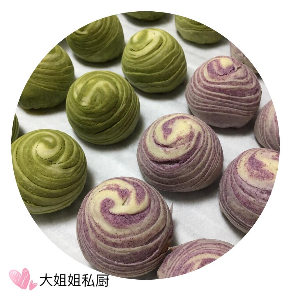 做好吃又好看的蛋黄酥（抹茶/紫薯/原味，多图，更多文字，知识帖）