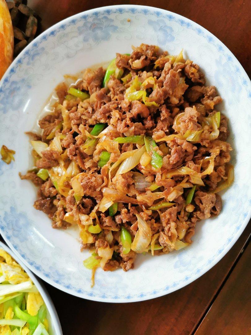 葱爆羊肉卷