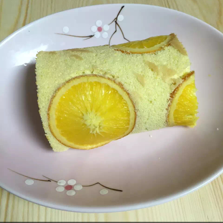 橙香蛋糕卷