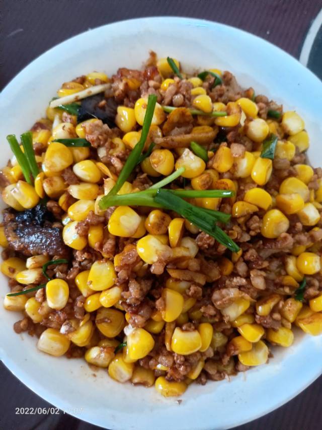 玉米炒肉末【超级下饭的快手家常菜】