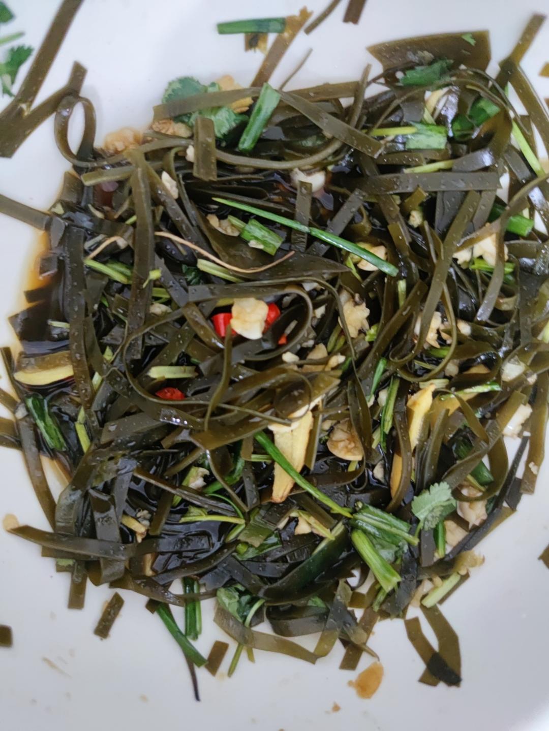 凉拌香辣海带丝