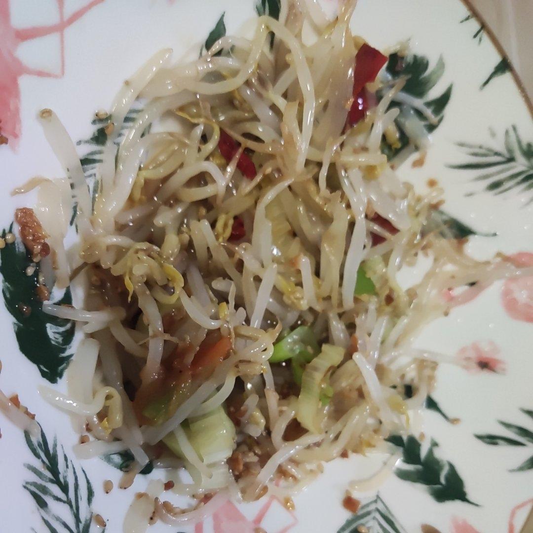 【나물/ナムル】五分钟搞定超简单快手的韩式腌豆芽