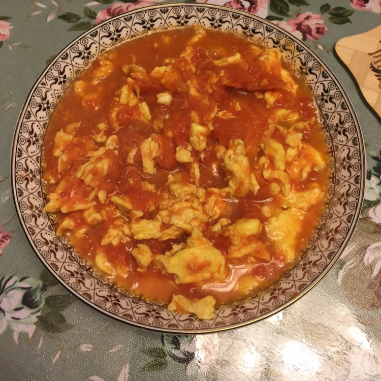 鸡蛋柿子