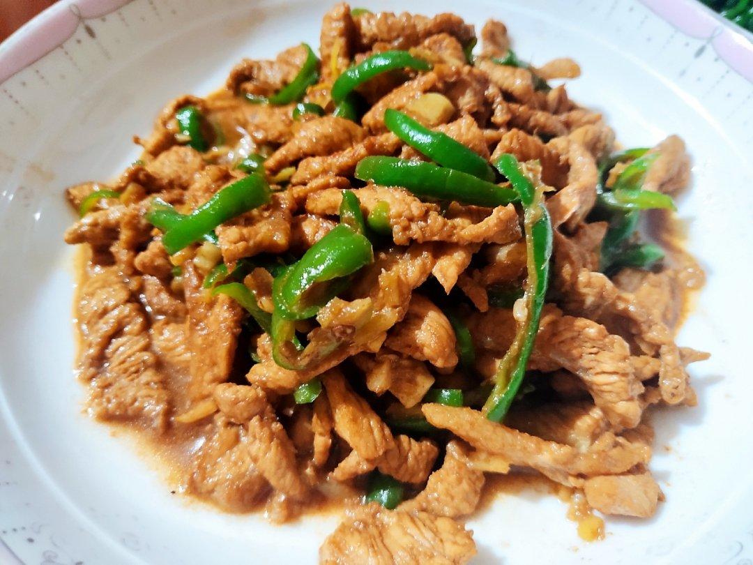 青椒炒肉丝