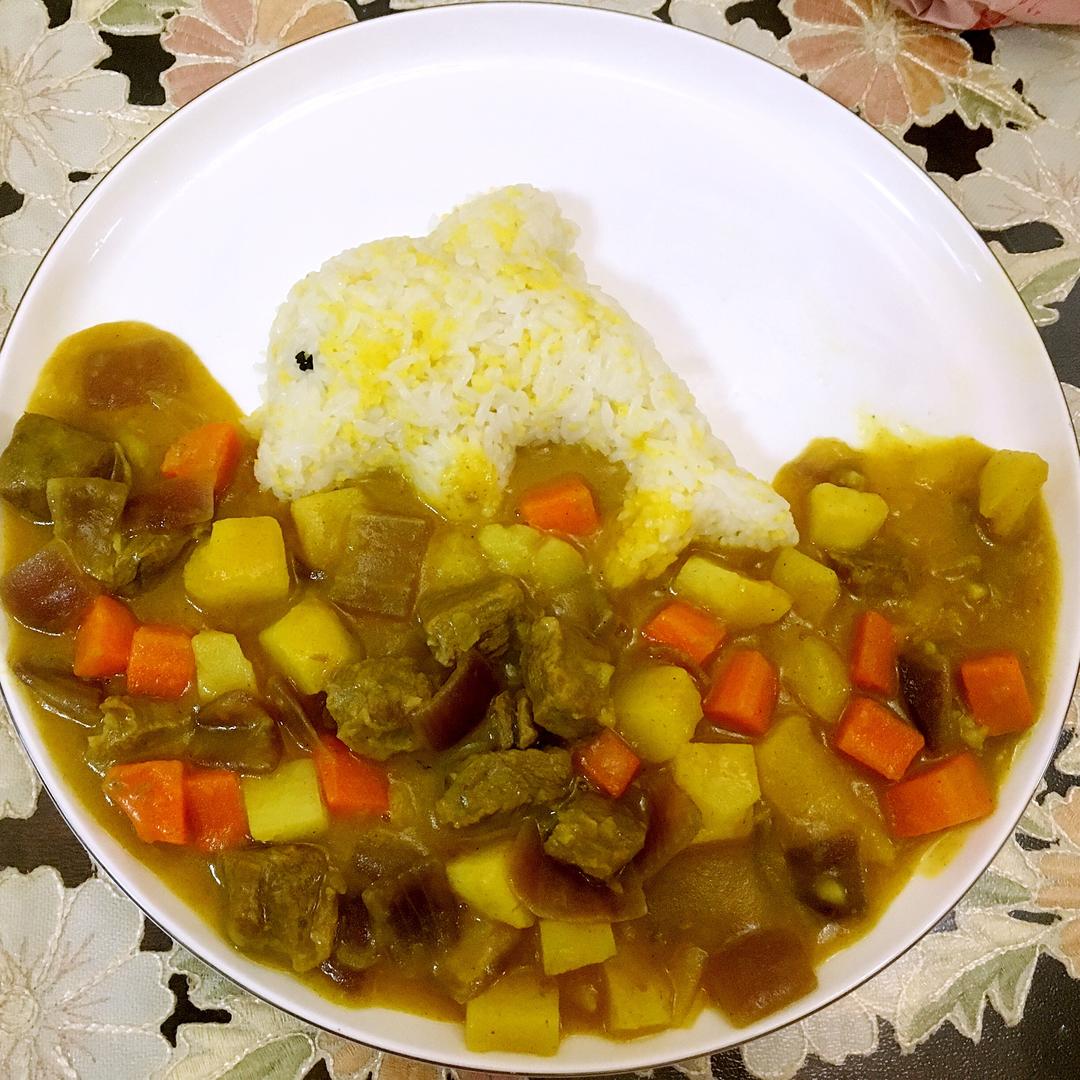 咖喱牛肉饭的做法