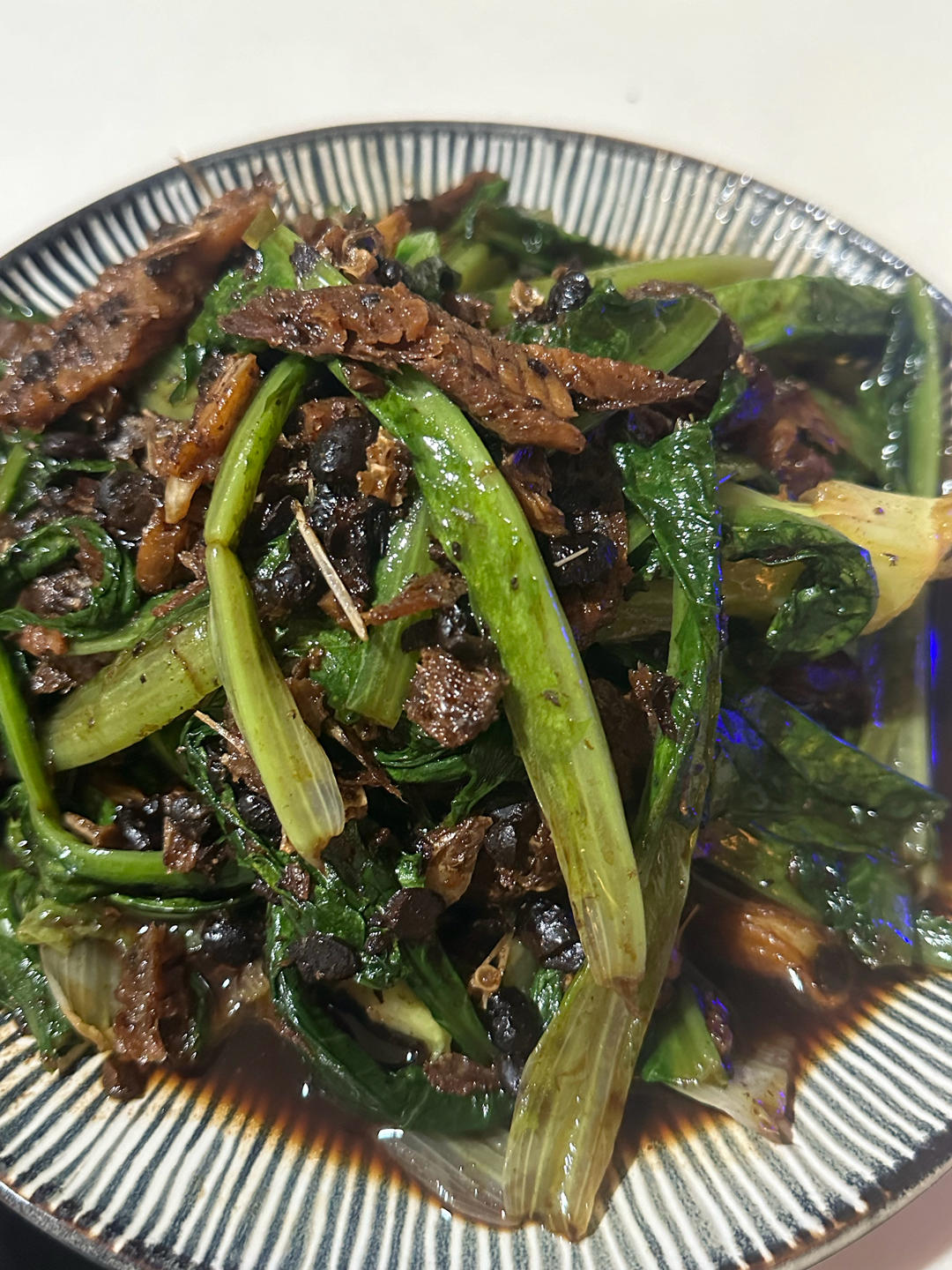 豆豉鲮鱼油麦菜