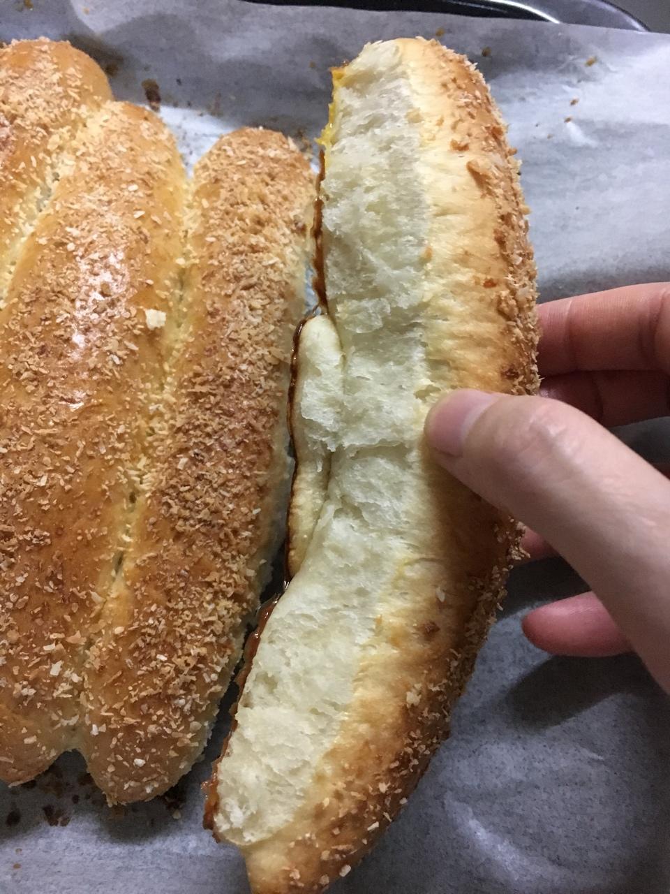 蜂蜜淡奶油面包#美味排包#