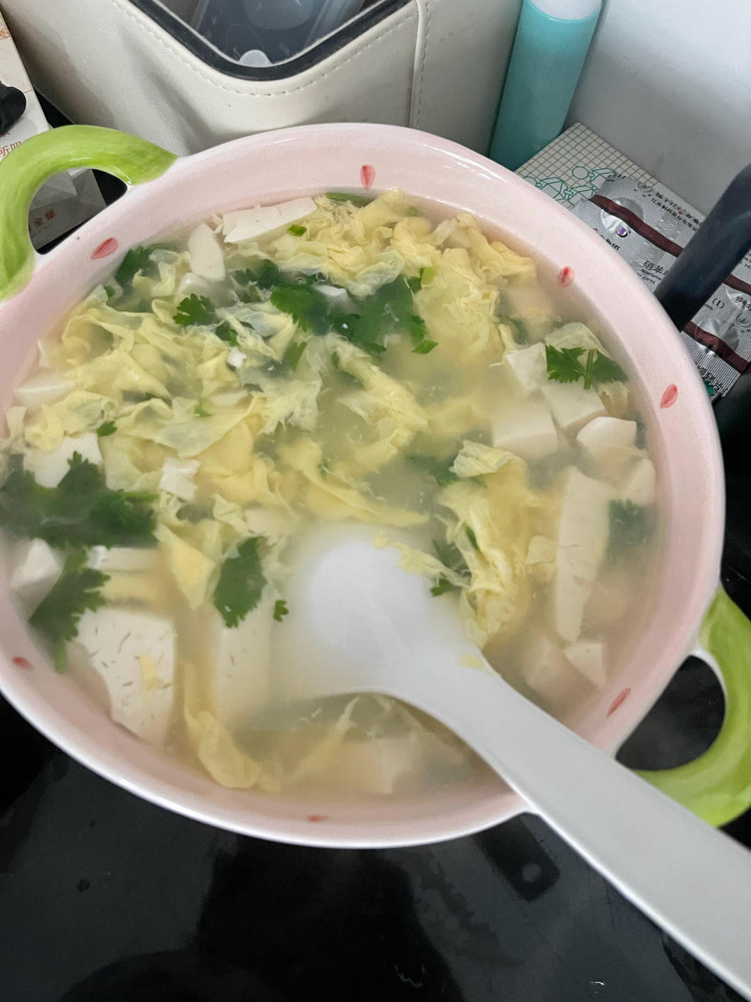 内酯豆腐鸡蛋汤（简单快手）