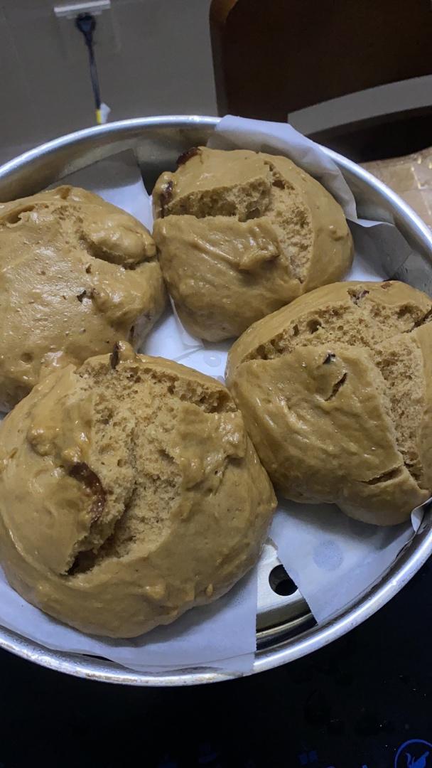 豪华红糖开花馒头