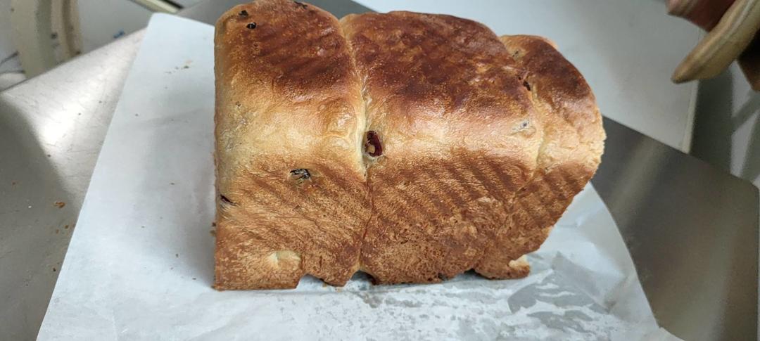 蔓越莓吐司（三能450g低糖模具）