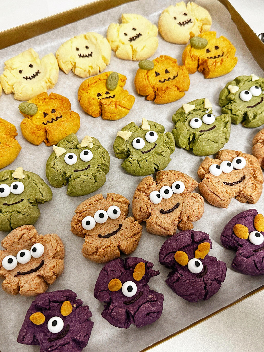 万圣节必学🔥玛格丽特饼干‼️简易版做法👍