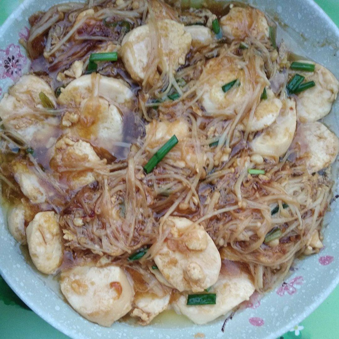 超级下饭菜--金针菇日本豆腐