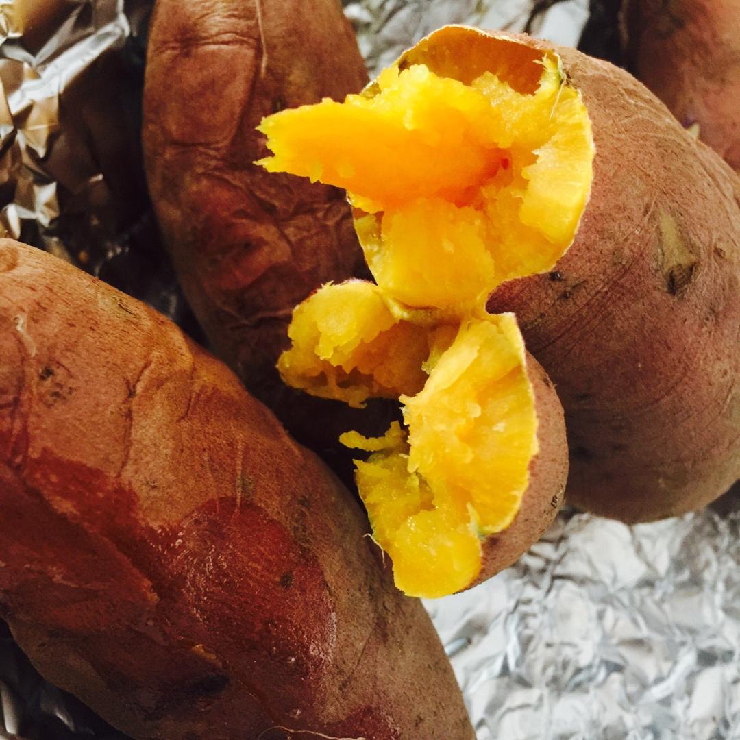 烤地瓜（烤箱初试）