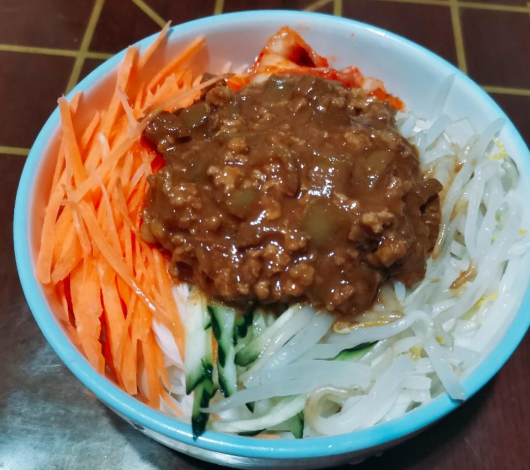 向往的生活黄磊同款多菜码炸酱面