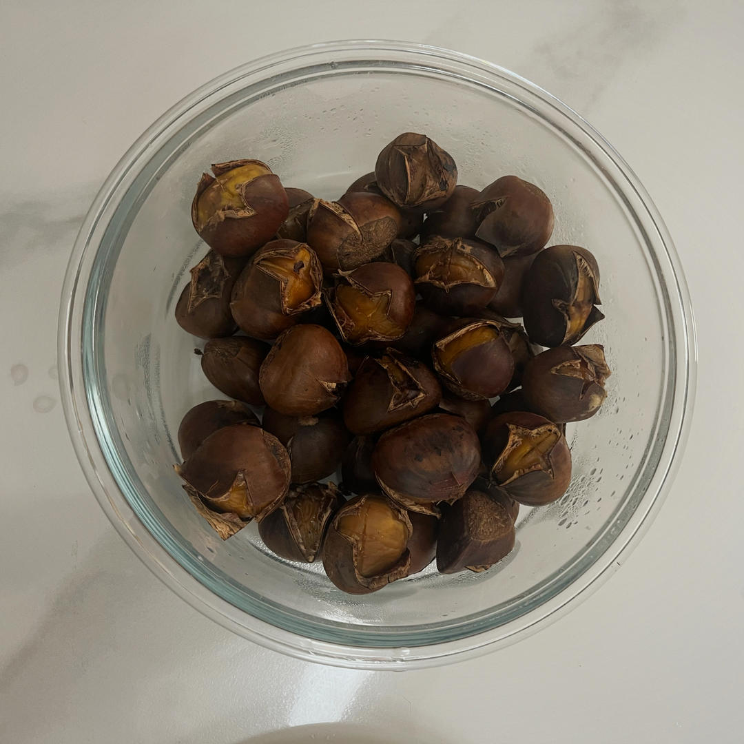 教你做出既不粘手又好剥皮的板栗，超级简单美味