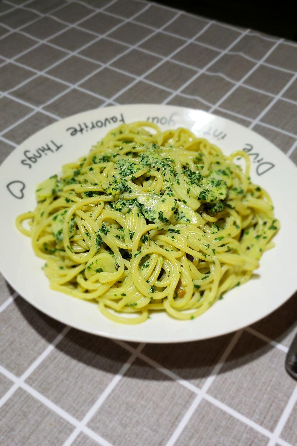 菠菜意面