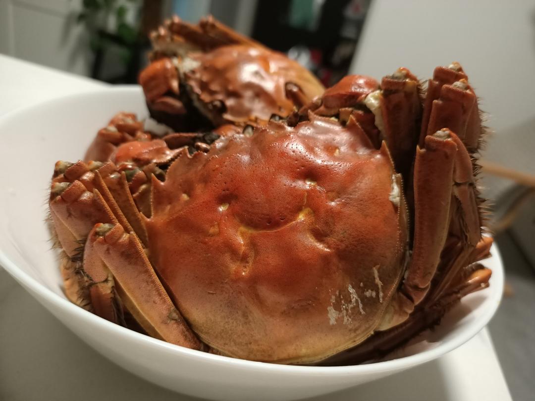 简单的清蒸螃蟹