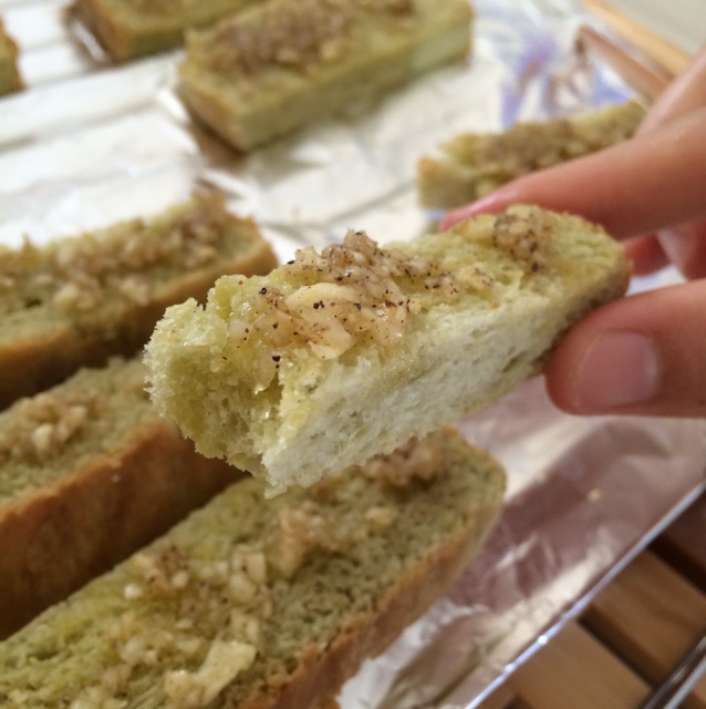 蒜香烤面包