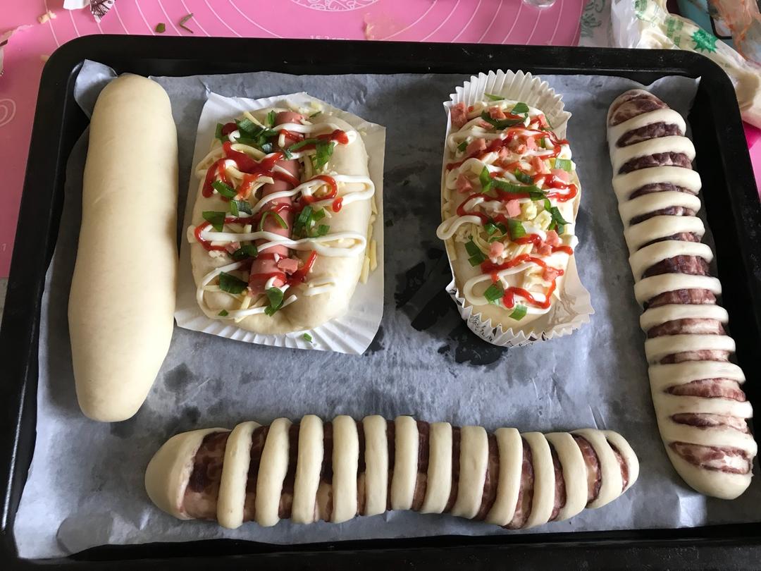 花式小面包组合（只需一次揉面）