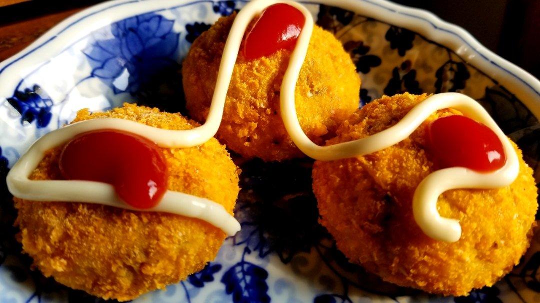 烤箱版日式土豆可乐饼