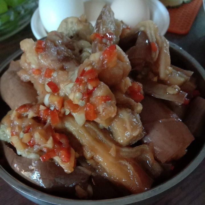 超好吃的开胃凉拌蒜茄子