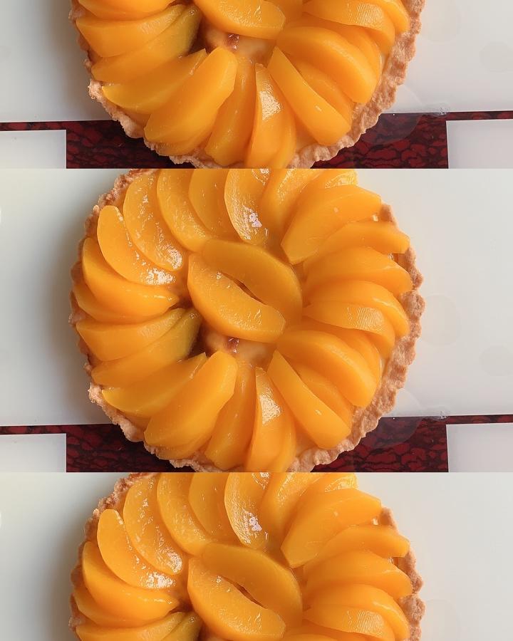 清爽黄桃乳酪派