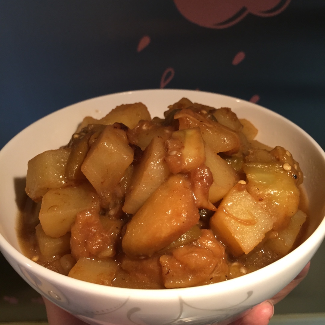 土豆炖茄子