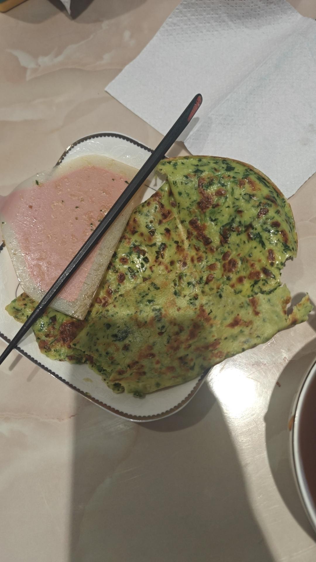 简单快手蔬菜鸡蛋煎饼