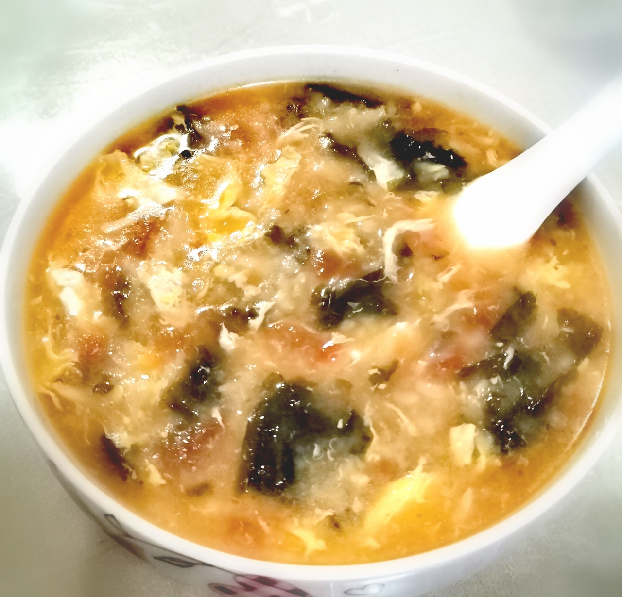 美味的🥘紫菜疙瘩汤的做法