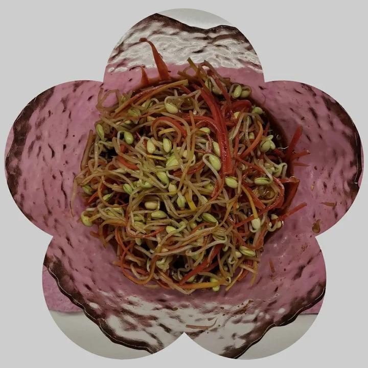 快手凉拌黄豆芽