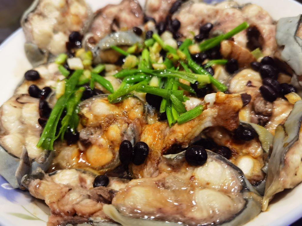 豆豉蒸鲈鳗