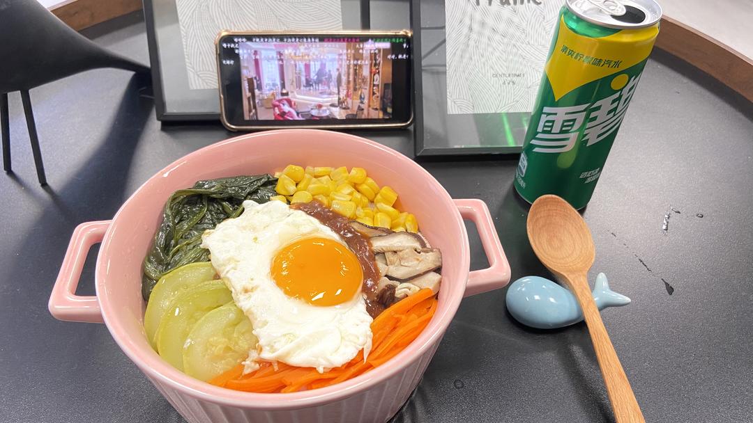 韩式拌饭的做法