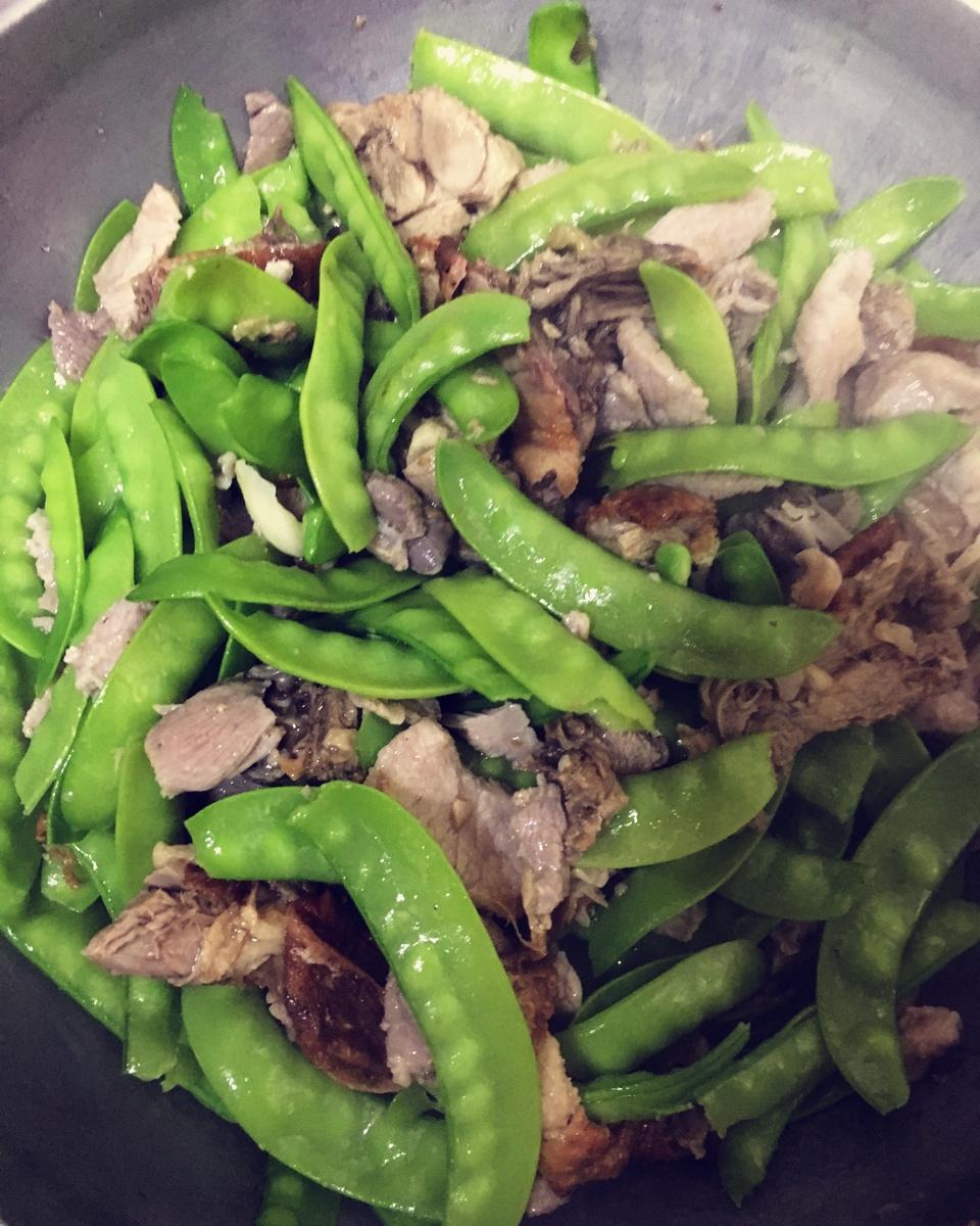 荷兰豆炒肉