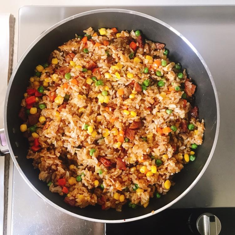 酱油素炒饭