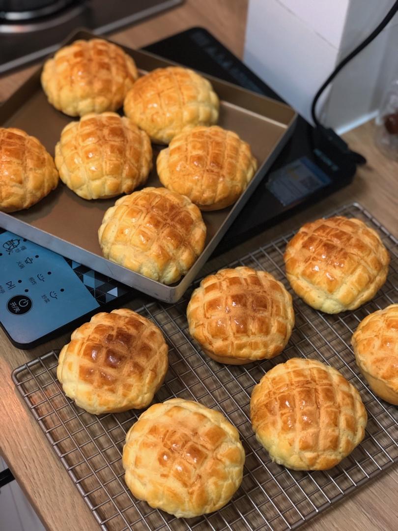 从小吃到大的【港式菠萝包】/ 冰火菠萝油详细步骤