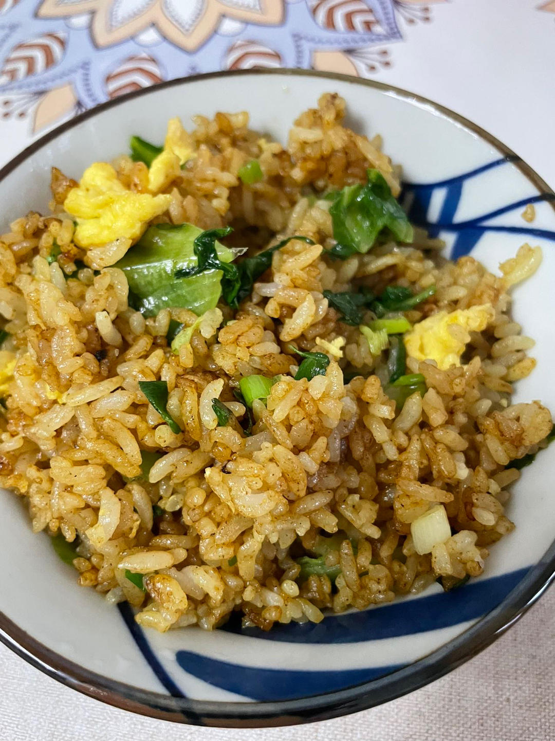 翻滚吧💥虾仁咖喱炒饭