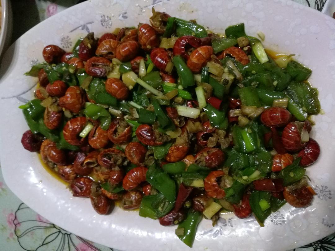 爆炒虾尾…新疆版