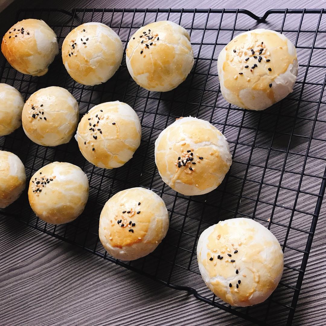 不用揉出膜、不用醒面就能酥掉渣的中式酥皮点心