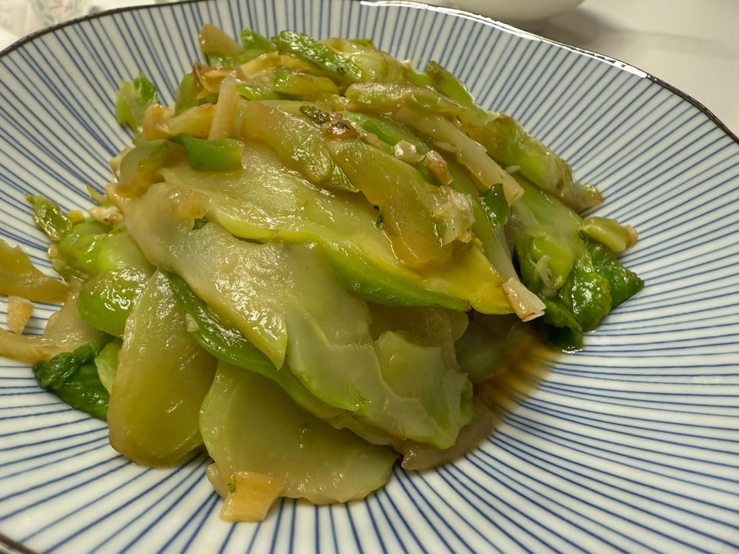 清炒儿菜（清香翠绿超好吃）
