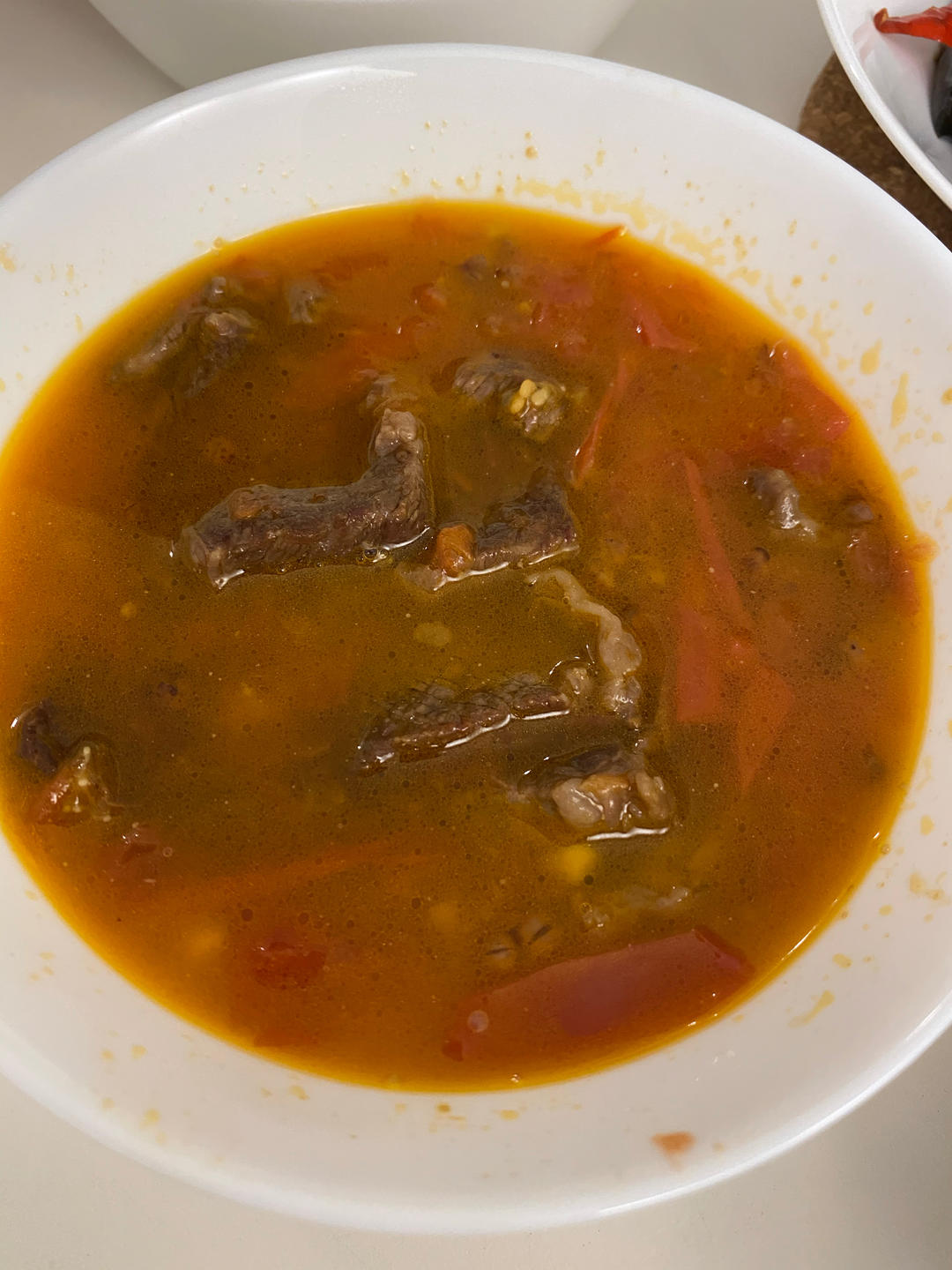 番茄炖牛肉