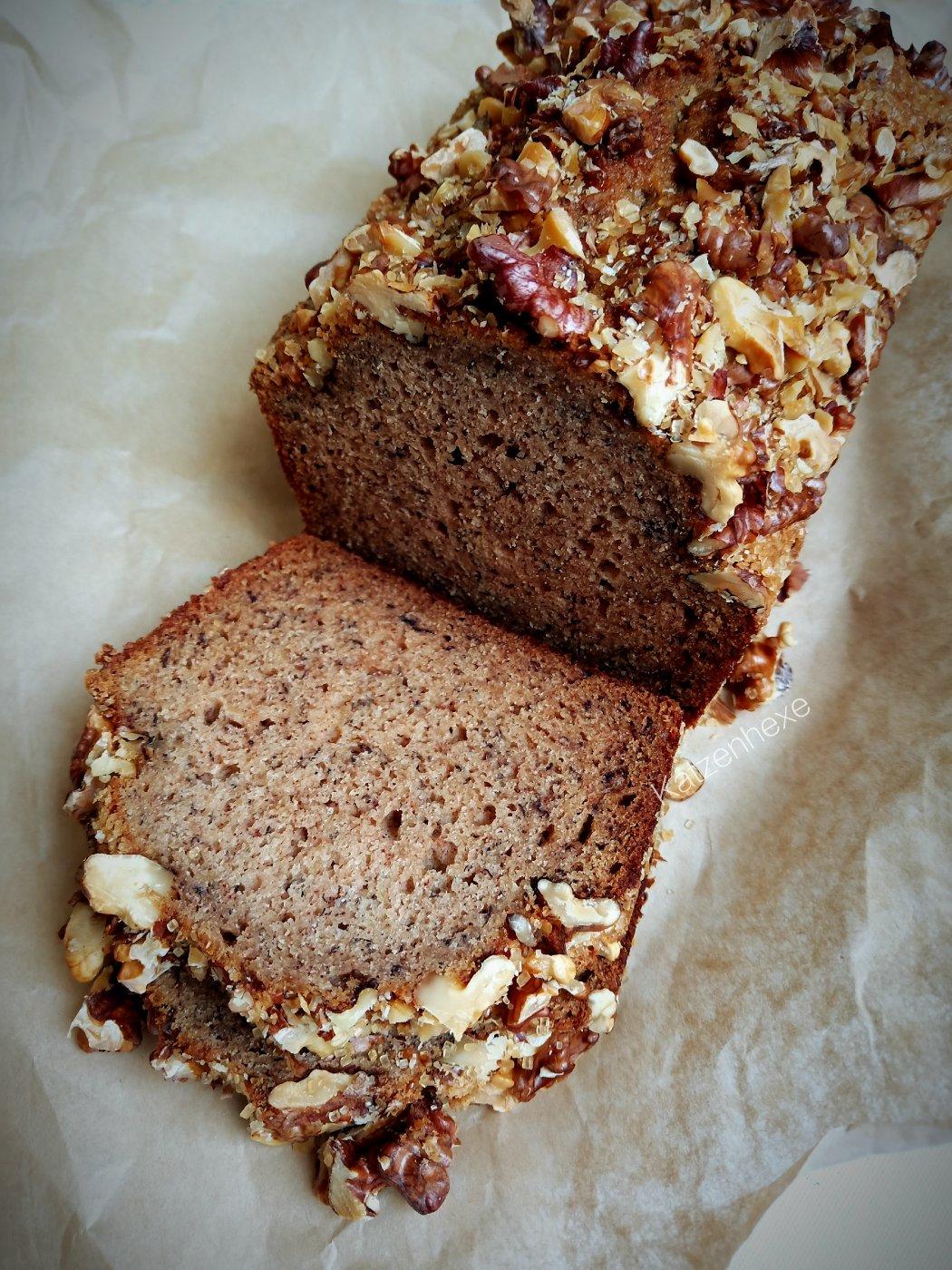 香蕉核桃磅蛋糕 Banana & Walnut Pound Cake