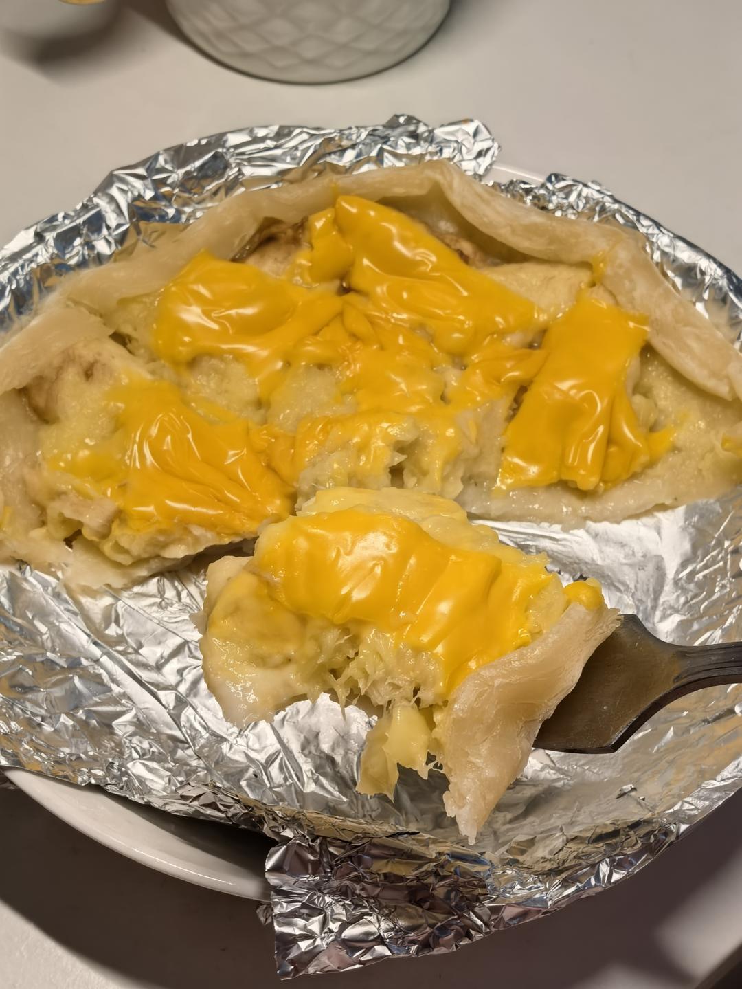 万能的手抓饼皮——香蕉披萨