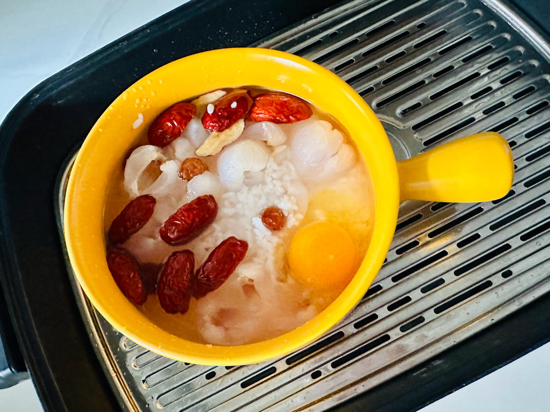 补气血小甜水/荔枝醪糟蒸鸡蛋