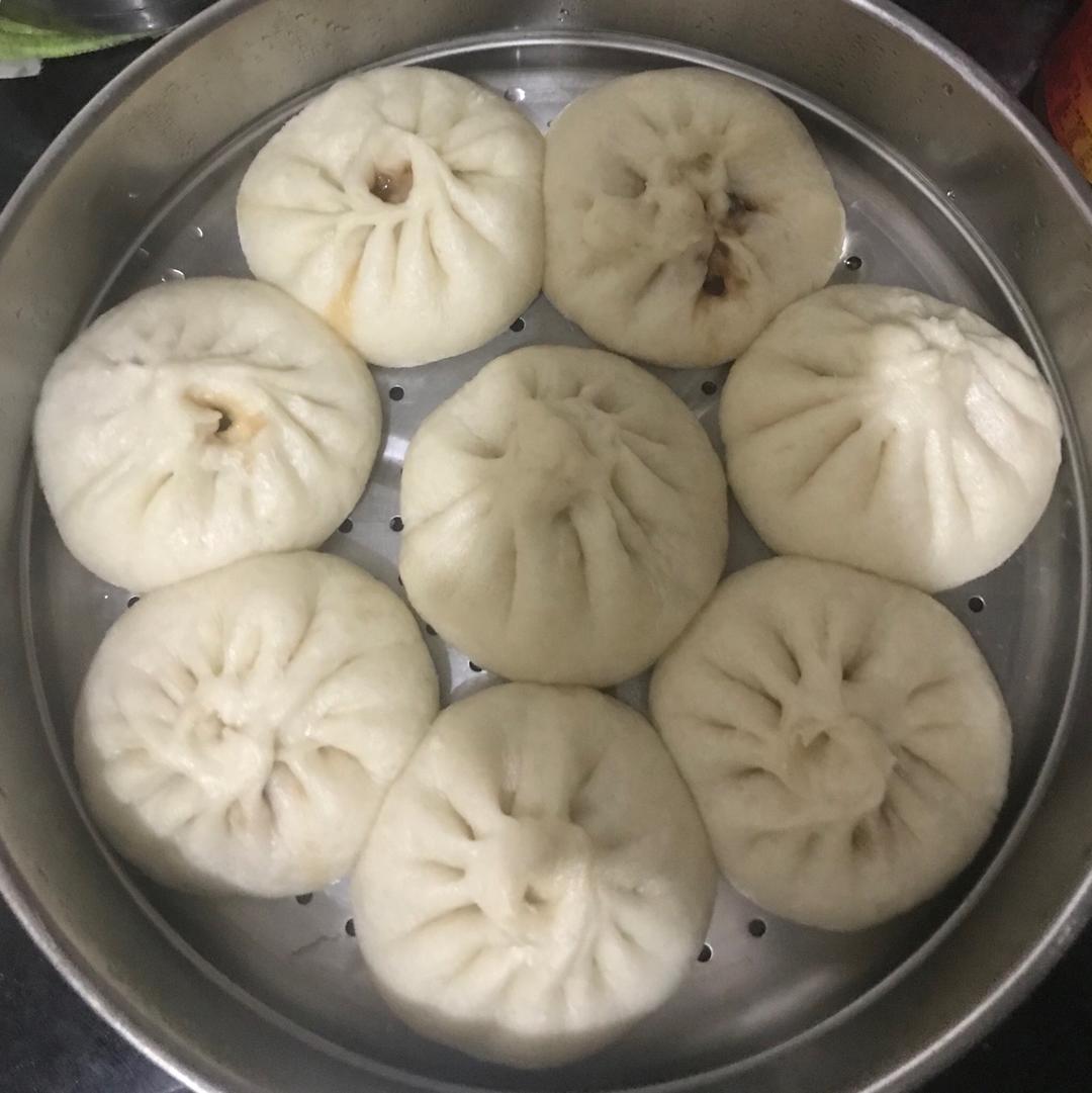 鲜肉大葱肉包（教你水打馅）