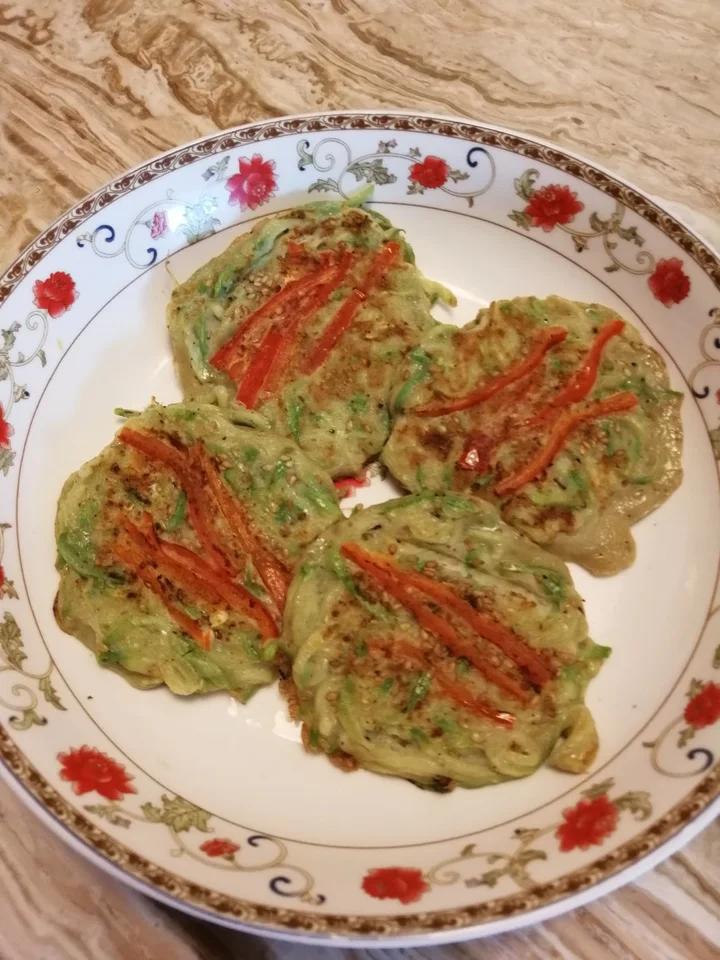 西葫芦丝饼